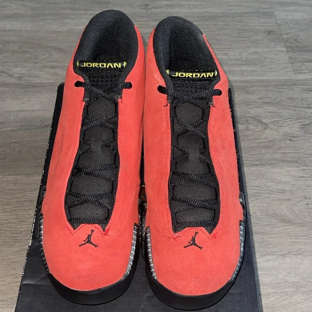 Size 7Y- Air Jordan 14 Retro Ferrari Challenge Red IF5016-600